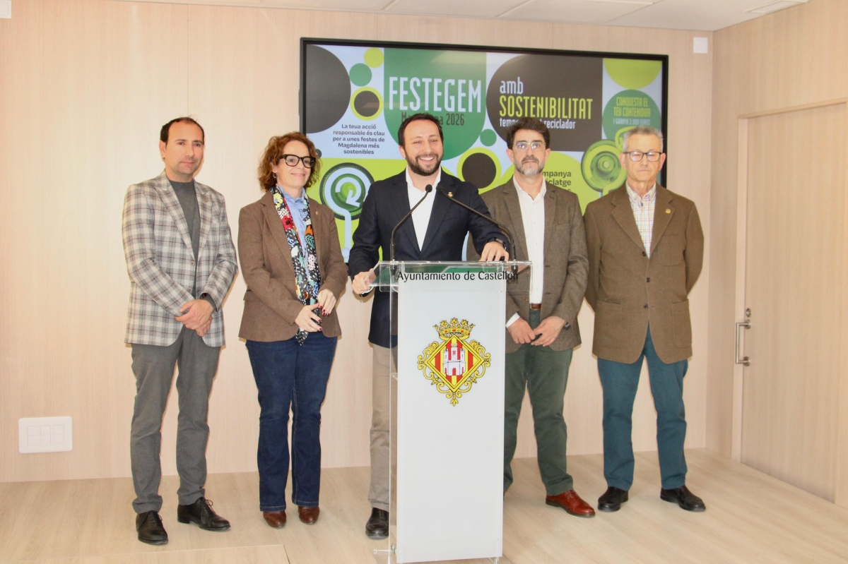 Lee más sobre el artículo ‘Festegem amb sostenibilitat’: Castelló pone en marcha la campaña especial de reciclaje de Magdalena